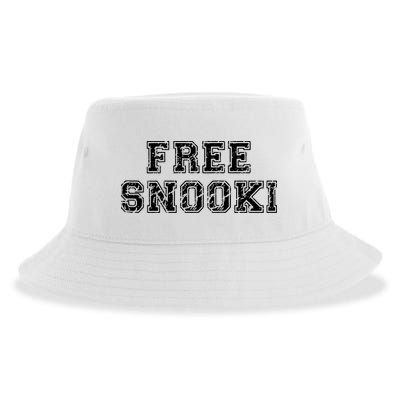 Retro Free Snooki Vintage Design Sustainable Bucket Hat