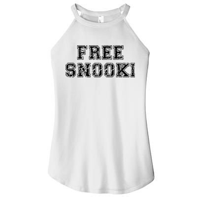 Retro Free Snooki Vintage Design Women's Perfect Tri Rocker Tank