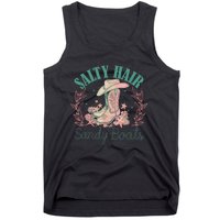 Retro Funny Salty Hair Sandy Boots Cowgirl Western Summer Tank Top