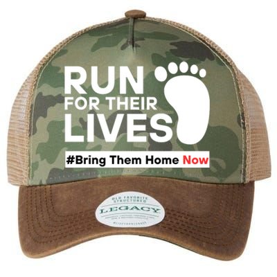 Run For Their Lives Bring Them Home Now Legacy Tie Dye Trucker Hat