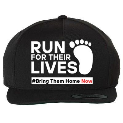 Run For Their Lives Bring Them Home Now Wool Snapback Cap