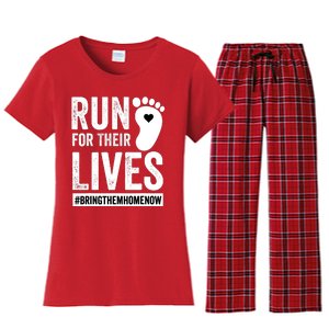 Run For Their Lives Now Women's Flannel Pajama Set