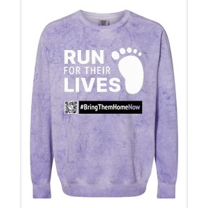 Run for Their Lives Colorblast Crewneck Sweatshirt