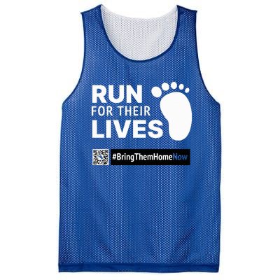 Run for Their Lives Mesh Reversible Basketball Jersey Tank