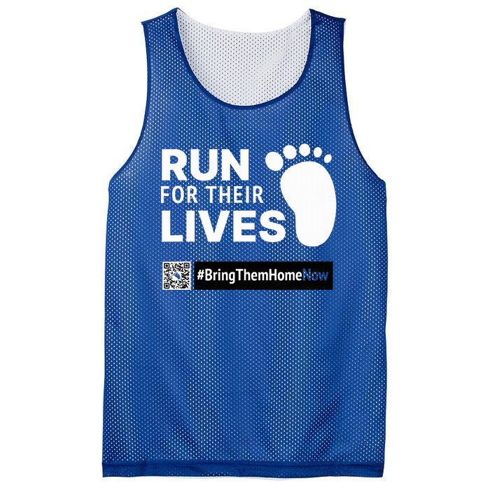 Run for Their Lives Mesh Reversible Basketball Jersey Tank