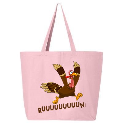 Run Funny Thanksgiving Turkey 25L Jumbo Tote