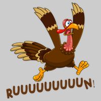 Run Funny Thanksgiving Turkey Tie-Dye T-Shirt