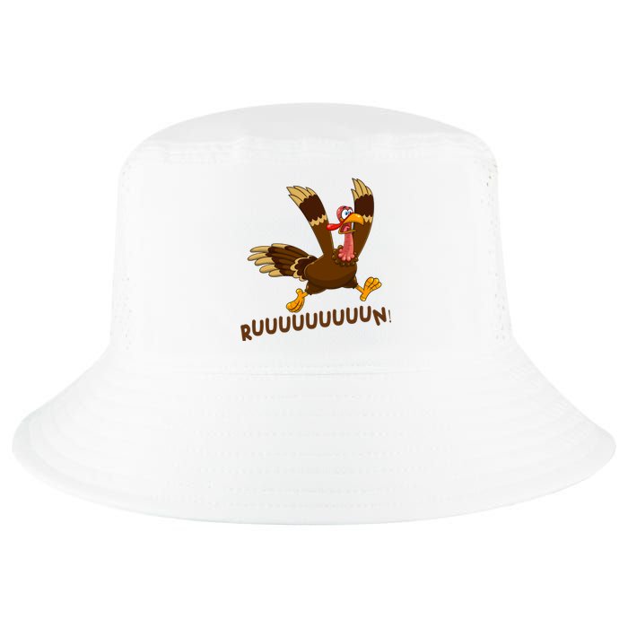 Run Funny Thanksgiving Turkey Cool Comfort Performance Bucket Hat