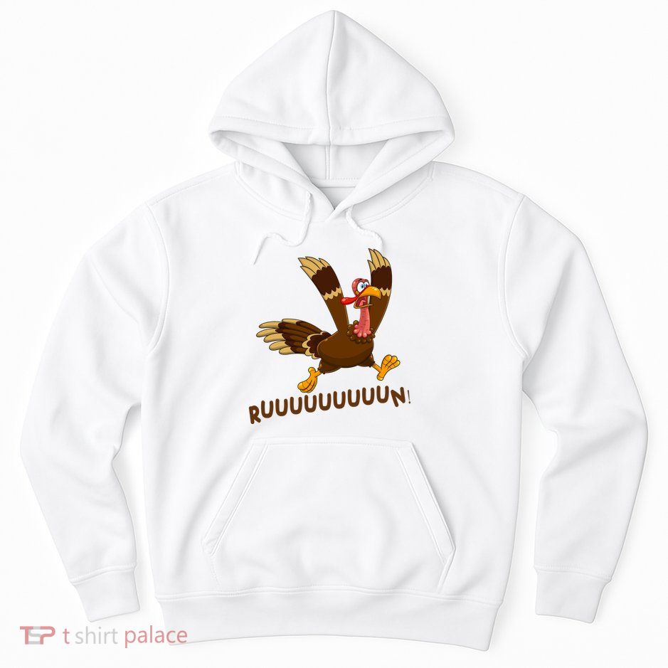 Run Funny Thanksgiving Turkey Hoodie