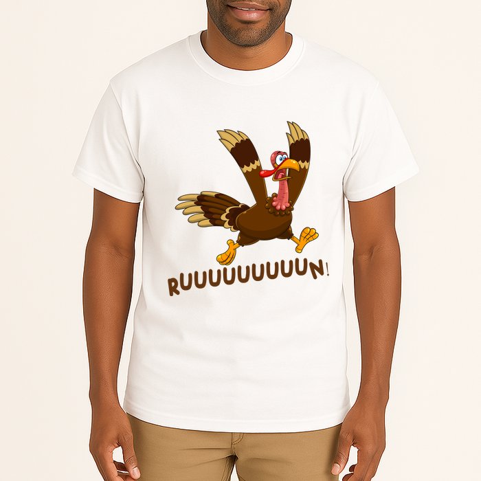 Run Funny Thanksgiving Turkey Tall T-Shirt