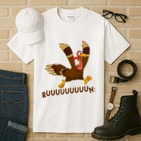 Run Funny Thanksgiving Turkey Tall T-Shirt