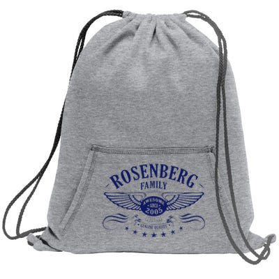 Rosenberg Family Trip Sweatshirt Cinch Pack Bag