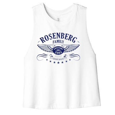 Rosenberg Family Trip Women's Racerback Cropped Tank