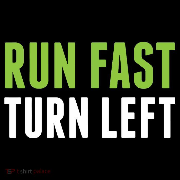 Run Fast Turn Left Track And Field Baby Bodysuit