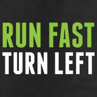 Run Fast Turn Left Track And Field Trucker Hat