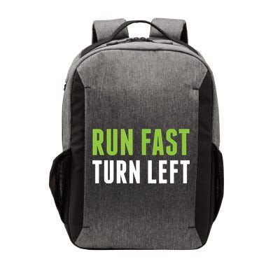 Run Fast Turn Left Track And Field Vector Backpack