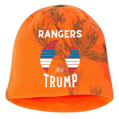 Rangers For Trump 2024 Take America Back Election Cute Gift Kati - Camo Knit Beanie