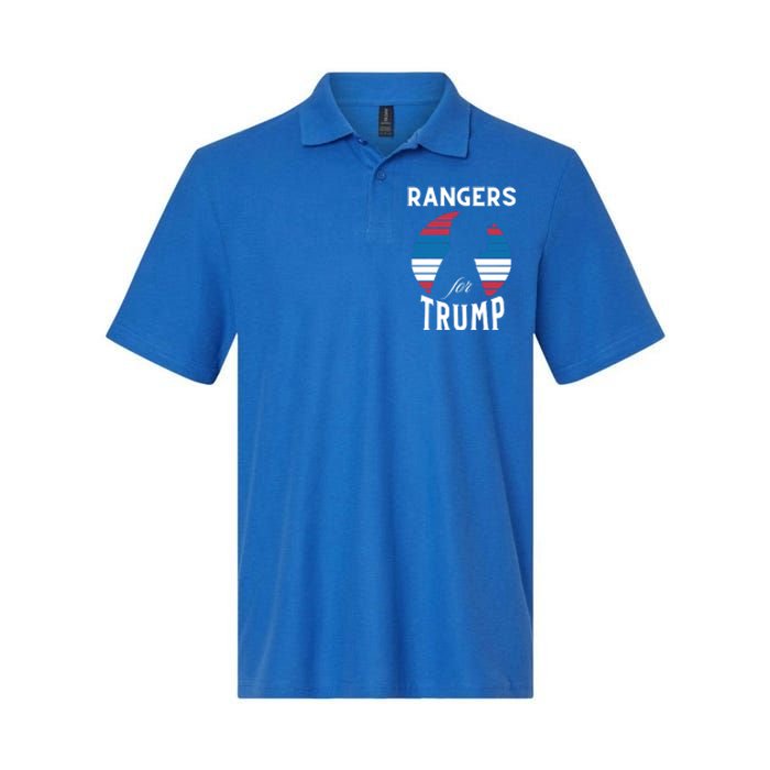 Rangers For Trump 2024 Take America Back Election Cute Gift Softstyle Adult Sport Polo