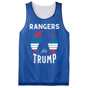 Rangers For Trump 2024 Take America Back Election Cute Gift Mesh Reversible Basketball Jersey Tank