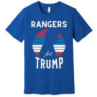 Rangers For Trump 2024 Take America Back Election Cute Gift Premium T-Shirt