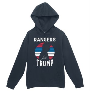 Rangers For Trump 2024 Take America Back Election Cute Gift Urban Pullover Hoodie