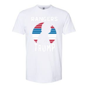 Rangers For Trump 2024 Take America Back Election Cute Gift Softstyle CVC T-Shirt