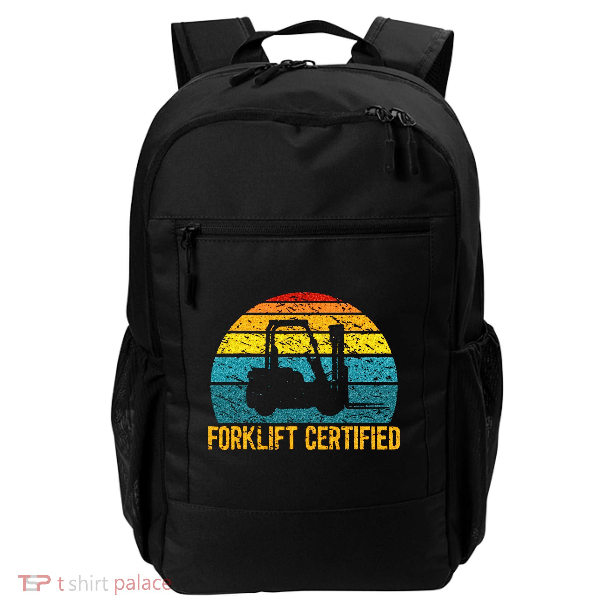Retro Furious Tuna No Crust Fast Vintage Car Quote Backpack