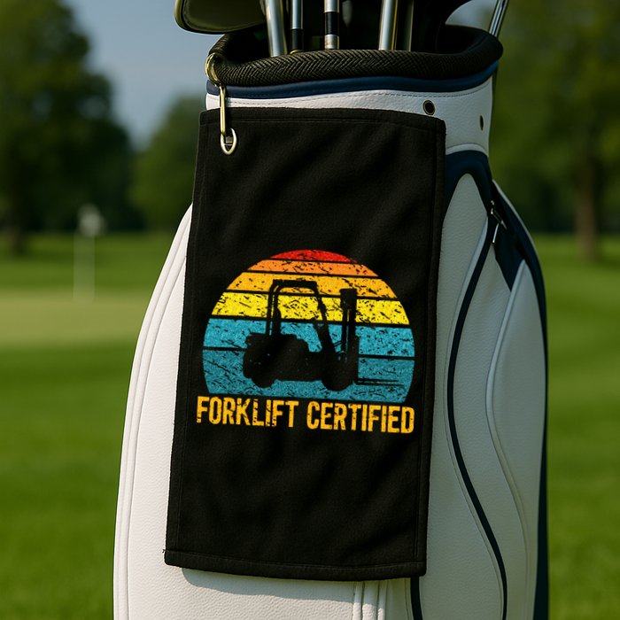 Retro Furious Tuna No Crust Fast Vintage Car Quote Golf Towel