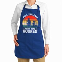 Retro Full Time Papa Part Time Hooker Father's Day Fishing Gift Apron