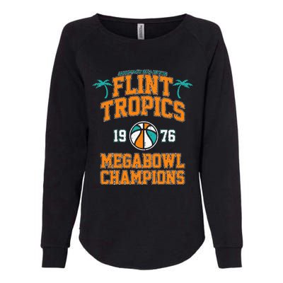 Retro Flint Tropics Vintage Megabowl Champions Volleyball Womens California Wash Sweatshirt