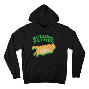 Rolling Fatties: The Purrfect Blend Of Cannabis And Cat Humor Hoodie