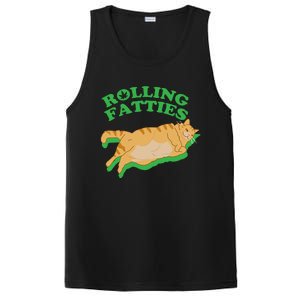 Rolling Fatties: The Purrfect Blend Of Cannabis And Cat Humor PosiCharge Competitor Tank