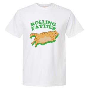 Rolling Fatties: The Purrfect Blend Of Cannabis And Cat Humor Garment-Dyed Heavyweight T-Shirt