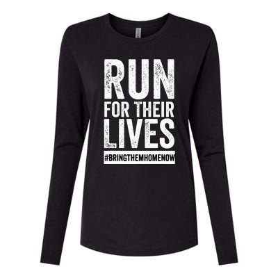 Run for Their Lives Now Womens Cotton Relaxed Long Sleeve T-Shirt