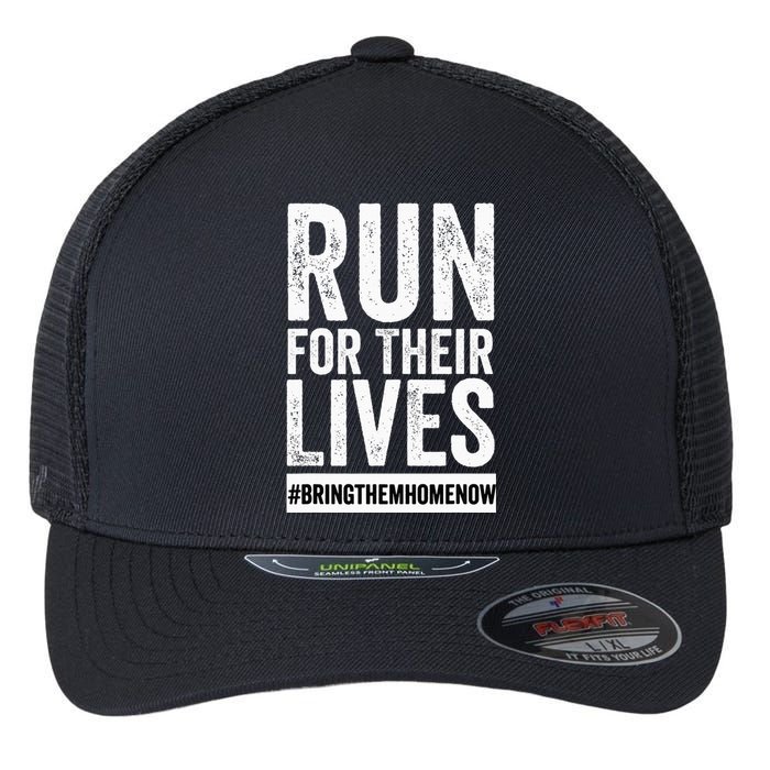 Run for Their Lives Now Flexfit Unipanel Trucker Cap