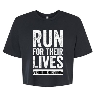 Run for Their Lives Now Bella+Canvas Jersey Crop Tee