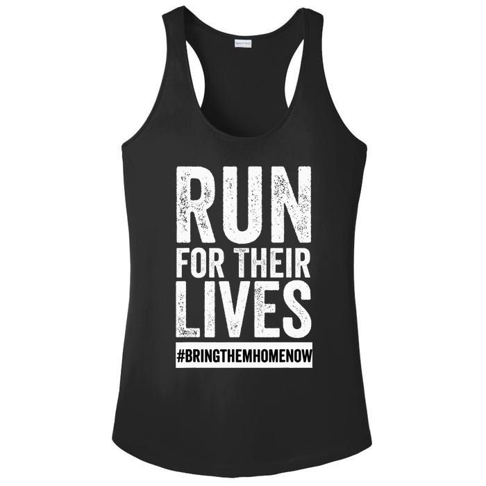 Run for Their Lives Now Ladies PosiCharge Competitor Racerback Tank