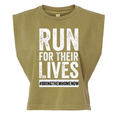 Run for Their Lives Now Garment-Dyed Women's Muscle Tee