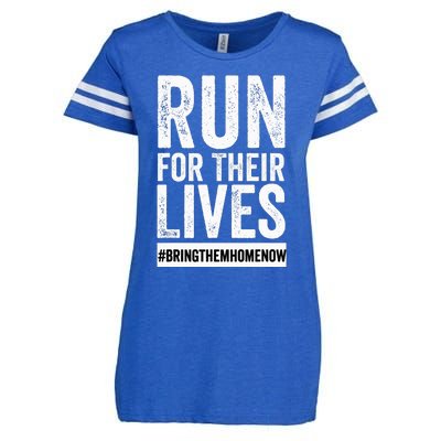 Run for Their Lives Now Enza Ladies Jersey Football T-Shirt