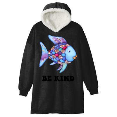Rainbow Fish Teacher Life Teaching Back To School Hooded Wearable Blanket