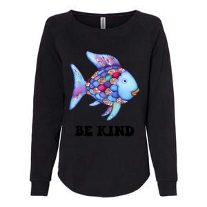 Rainbow Fish Teacher Life Teaching Back To School Womens California Wash Sweatshirt