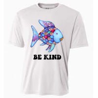 Rainbow Fish Teacher Life Teaching Back To School Cooling Performance Crew T-Shirt