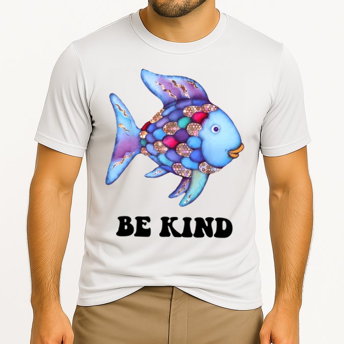 Rainbow Fish Teacher Life Teaching Back To School Cooling Performance Crew T-Shirt