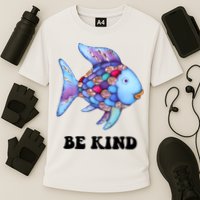 Rainbow Fish Teacher Life Teaching Back To School Cooling Performance Crew T-Shirt