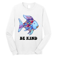 Rainbow Fish Teacher Life Teaching Back To School Long Sleeve Shirt