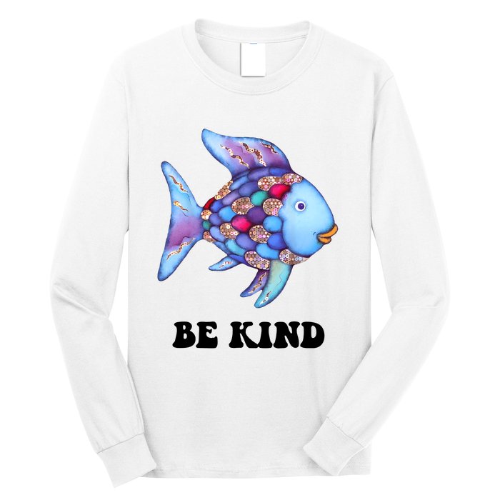 Rainbow Fish Teacher Life Teaching Back To School Long Sleeve Shirt