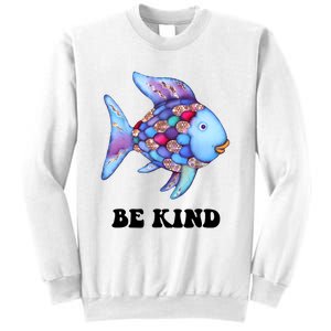 Rainbow Fish Teacher Life Teaching Back To School Sweatshirt