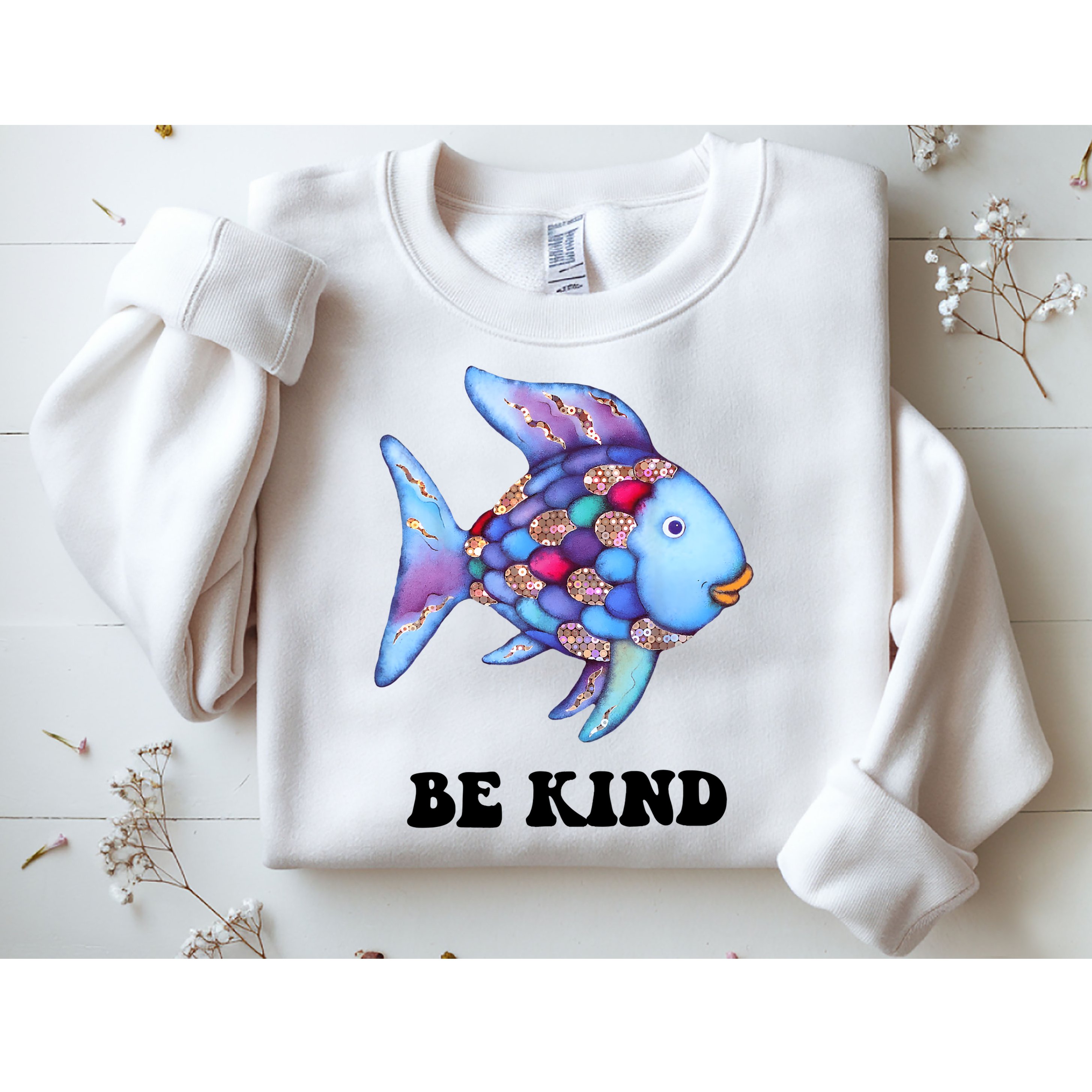 Rainbow Fish Teacher Life Teaching Back To School Sweatshirt