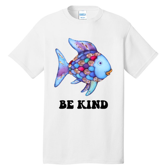 Rainbow Fish Teacher Life Teaching Back To School Tall T-Shirt