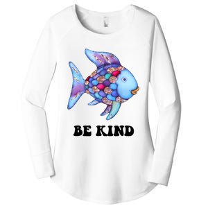 Rainbow Fish Teacher Life Teaching Back To School Women's Perfect Tri Tunic Long Sleeve Shirt